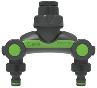 Inne akcesoria do nawadniania - GEOLIA Przyłącze kranowe podwójne ruchome G1"" - G1/2"" plastikowe - miniaturka - grafika 1