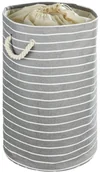 Kosze na bieliznę - Wenko Okrągły kosz na pranie Martim, szary, 75 l - miniaturka - grafika 1