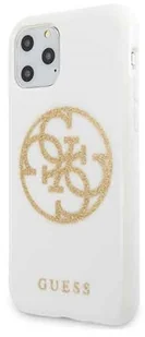 Guess Circle Glitter 4G Etui iPhone 11 Pro biały 10_15924 - Etui i futerały do telefonów - miniaturka - grafika 10