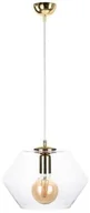 Lampy sufitowe - Keter lighting Nowoczesna lampa szklana wisząca EVE GOLD 901 KL-901 - miniaturka - grafika 1
