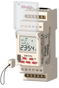 Programator Czasowy Tyg. Uni 2Kan Pamięć ZCM-12P/U - Bezpieczniki elektryczne - miniaturka - grafika 3