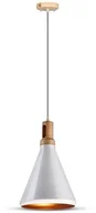 Lampy sufitowe - V-TAC Modern Wooden Top Wisząca V-TAC 3761 - miniaturka - grafika 1