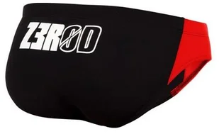 Zerod Kąpielówki BRIEFS Black Grey Red - Kąpielówki męskie - miniaturka - grafika 2