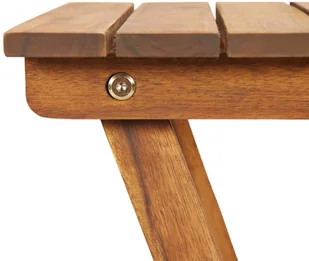 vidaXL Stojak na kwiaty, 30x30x38 cm, lite drewno akacjowe vidaXL - Kwietniki - miniaturka - grafika 6