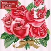 Zakładki do książek - Henry Karnet + zakładka magnetyczna Róże - miniaturka - grafika 1