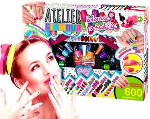 Dromader Dromader Atelier Glamour Kolorowe paznokcie 00858 - Akcesoria do golenia męskie - miniaturka - grafika 3