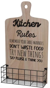 Wisząca Półka metalowa Loft Organizer na przyprawy - Półki do kuchni - miniaturka - grafika 2