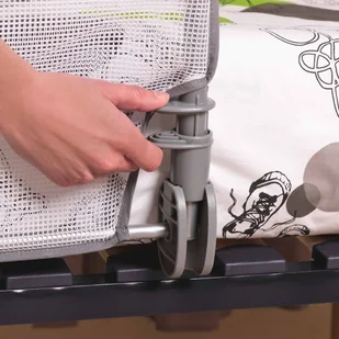 Safety 1st Barierka ochronna do łóżeczka, 90 cm, szara, 24770010 Dorel - Zabezpieczenia dla dzieci - miniaturka - grafika 2