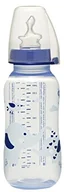 Butelki dla niemowląt - NIP nip Standard butelka ze szkła z silikonowym smoczkiem anatomicznie, 0  6 miesięcy  niebieski - miniaturka - grafika 1