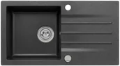Zlewozmywaki - AXIS MOJITO 40 | Czarny - miniaturka - grafika 1