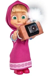 Simba Masza i Niedźwiedź, lalka Masza Fotograf - Lalki dla dziewczynek - miniaturka - grafika 5