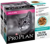 Mokra karma dla kotów - Pro Plan Purina Nutrisavour Delicate 10 x 85 g 2 x Ryba morska - miniaturka - grafika 1