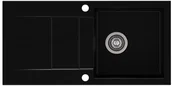 Zlewozmywaki - AXIS Zlewozmywak granitowy CASCADA 40 czarny cascada40czar - miniaturka - grafika 1