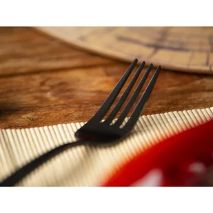 Orion Sztućce CZARNE Black Luxury zestaw sztućców 24 el. 143689 - Zestawy sztućców - miniaturka - grafika 12