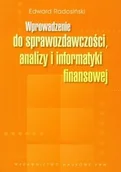 Podręczniki dla szkół wyższych - Wydawnictwo Naukowe PWN Radosiński Edward Wprowadzenie do sprawozdawczości, analizy i informatyki finansowej - miniaturka - grafika 1