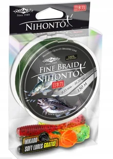MIKADO Nihonto Fine Braid 0,06mm 150m zielona - Inne akcesoria dla wędkarzy - miniaturka - grafika 2