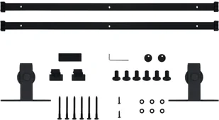 VidaXL Lumarko System do drzwi przesuwnych szafki, stal węglowa, 200 cm 148018 VidaXL - Drzwi wewnętrzne - miniaturka - grafika 5