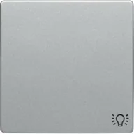 Wyłączniki światła i elektryczne - Hager sp. z o.o. Q.1/Q.3 Klawisz z nadrukiem symbolu światło do łącznika 1-klawiszowego alu aksamit lakierowany 16206044 - miniaturka - grafika 1