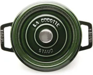 Garnki - Staub Garnek żeliwny okrągły La Cocotte 2,2 L zielony 40509-644-0 - miniaturka - grafika 1