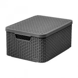 Curver Koszyk Style z pokrywą 618013_CURVER - Kosze na bieliznę - miniaturka - grafika 2