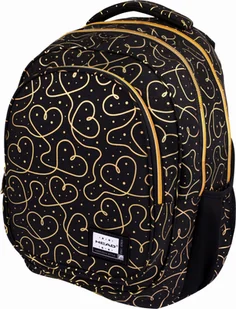 Astra papiernicze Plecak Head AB300 Golden Hearts papiernicze - Plecaki szkolne i tornistry - miniaturka - grafika 2