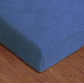 Prześcieradła - Darymex Prześcieradło z gumką Frotte chabrowe 210/200x220 cm 5907761011922 - miniaturka - grafika 1