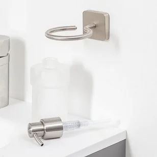 Tiger Onu Dozownik na mydło w płynie stal szczotkowana 13185.3.09.46 - Wieszaki łazienkowe - miniaturka - grafika 3