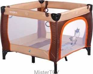 Formatex Kojec składany Quadra Brown TERO-3993 - Łóżeczka i kojce - miniaturka - grafika 4