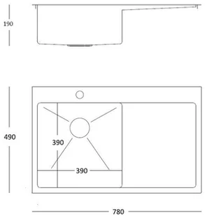 QUADRON RUSSEL 111 złoty (HB7912PVDBSG1) HB7912PVDBSG1 - Zlewozmywaki - miniaturka - grafika 8