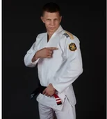 Kimona, stroje i obuwie - Ground Game Sklep KIMONO GI DO BJJ "CHAMPION 2.0" (BIAŁE) GROUND GAME - miniaturka - grafika 1