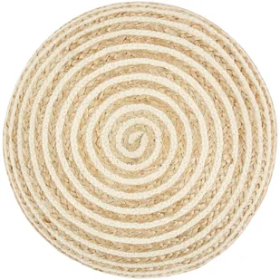 vidaXL vidaXL Ręcznie robiony puf, 45 x 30 cm, juta - Pufy i podnóżki - miniaturka - grafika 3