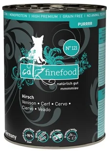 Catz Finefood Purrrr N.121 Jeleń puszka 400g - Mokra karma dla kotów Catz Finefood Purrrr N.121 Jeleń puszka 400g - Mokra karma dla kotów - miniaturka - grafika 1
