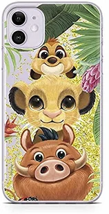 Disney ERT GROUP Oryginalne etui na telefon komórkowy Simba and Friends 003 iPhone 11 Phone Case Cover DPCSIMBF1950 - Etui i futerały do telefonów - miniaturka - grafika 2