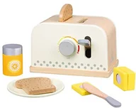 Zabawki AGD - New Classic Toys 10706 toster z akcesoriami  biały - miniaturka - grafika 1