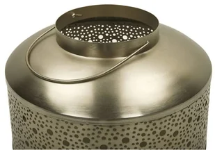 Beliani Lampion 22 cm złoty CORFU - Lampiony i znicze - miniaturka - grafika 5