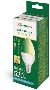 Spectrum SpectrumLED Led Świecowa E-14 230v 6w Cw Dimmable WOJ+14383 - Żarówki LED - miniaturka - grafika 2