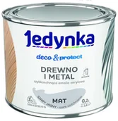 Farby zewnętrzne - Jedynka D&p- farba, matowa, szara, 0.2l - miniaturka - grafika 1