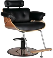 Fotele fryzjerskie - GABBIANO ACTIVESHOP FOTEL FRYZJERSKI FLORENCJA ORZECH CZARNY AS_126635 - miniaturka - grafika 1