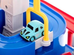 Tor przeszkód interaktywny parking wyścigi 4 autka KX6012 - Tory, garaże, parkingi - miniaturka - grafika 6