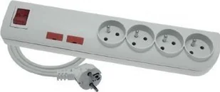 Elgotech Przedłużacz PRZEPIĘCIOWY Z WYŁĄCZNIKIEM z uziemieniem 4GN 5m EPSF2-405 - Przedłużacze i rozgałęźniki - miniaturka - grafika 2