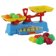 Zabawki AGD - Polesie Poland Waga + Zestaw zakupowy 12 elementów - miniaturka - grafika 1