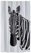 Zasłony prysznicowe - Sealskin Zasłonka prysznicowa Zebra 180 X 200 cm - miniaturka - grafika 1