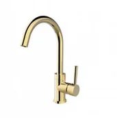 Baterie umywalkowe - BESCO Bateria umywalkowa Illusion I złota - miniaturka - grafika 1