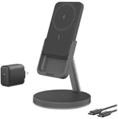 Ładowarki do telefonów - Anker 633 Magnetic Wireless Charger (MagGo) Interstellar Gray B25A7311 - miniaturka - grafika 1