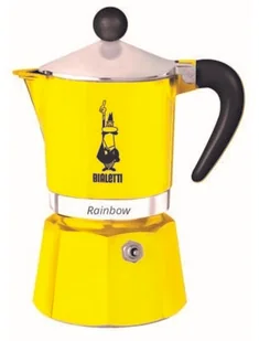 Bialetti Kawiarka Rainbow żółta poj. 1 tz 55.50.BLRZ1 - Zaparzacze i kawiarki - miniaturka - grafika 3