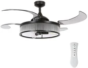 Lampy pozostałe - FANAWAY FANAWAY 212928 - LED Wentylator sufitowy CORBELLE 3xE27/4W/230V czarny - miniaturka - grafika 1