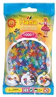 Zabawki kreatywne - Hama 207-54 - perły błyszczące, 1000 sztuk 207-54 - miniaturka - grafika 1