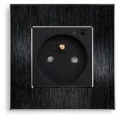 Systemy inteligentnych domów - Gniazdko Smart Plug iQtech SmartLife JW04A-B 16 A měření spotřeby JW04A-B) Czarna/Aluminium - miniaturka - grafika 1