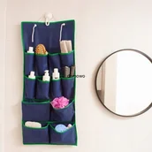 Meble modułowe i akcesoria - WISZĄCY ORGANIZER PÓŁKA DO SZAFY NA DRZWI granat - miniaturka - grafika 1