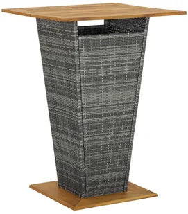 vidaXL 5-cz zestaw mebli barowych do ogrodu szary 3064871 - Pozostałe meble ogrodowe - miniaturka - grafika 3